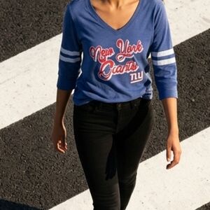 New York Giants 47 Brand 100% Cotton Blue NFL T-Shirt